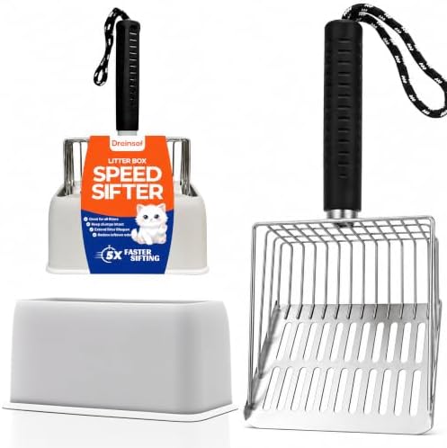 304 Stainless Steel Cat Litter Scoop-Metal Litter Scooper by Unknown