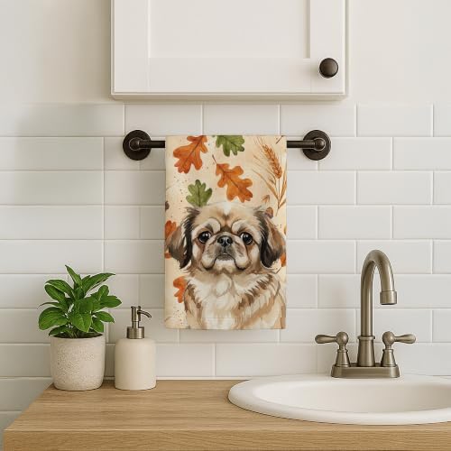 Caroline's Treasures Pekingese Dogs Kitchen Towel 15x25 in - Image 2