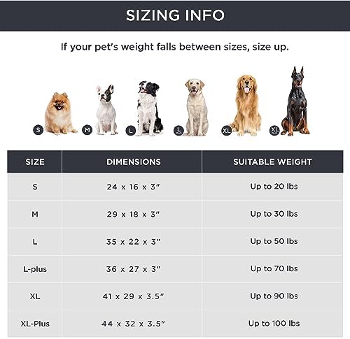 Bedsure Memory Foam Dog Bed Medium Size Dog, Orthopedic Crate Pads - Image 6