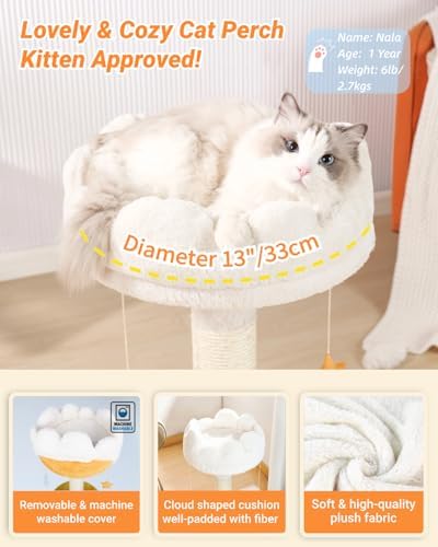 Happi N Pets Cloud Cat Tree, Cat Scratching Post - Image 4