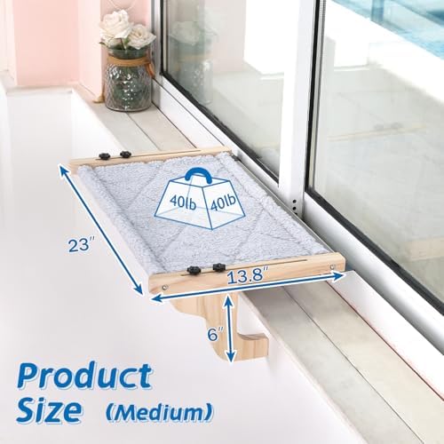 Zakkart Easy Seat Cat Perch for Windowsill - Image 5