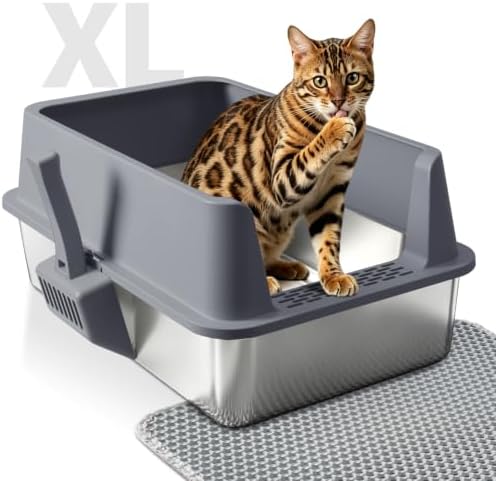 Stainless Steel Litter Box by Unknown