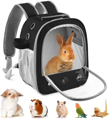 DBNESS Guinea Pig Carrier Backpack, Portable Rabbit Travel Carring Bag by DBNESS