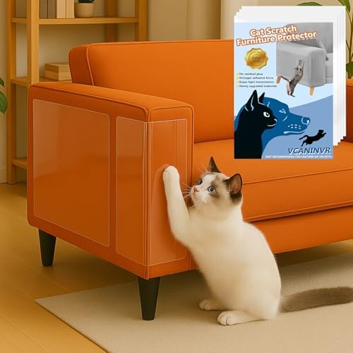 12 Pack Cat Scratch Furniture Protector Anti-Scratch Deterrent Tapes Premium by VCANIVR
