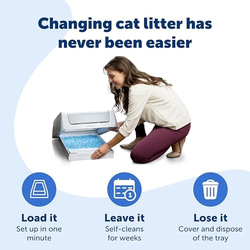 PetSafe ScoopFree Disposable Crystal Cat Litter Tray, Fresh Scent, 3 Pack - Image 3