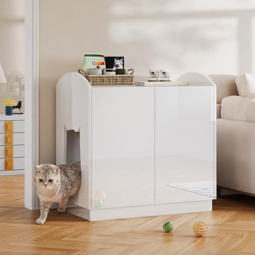 DWVO Large Hidden Litter Box Furniture - Image 2