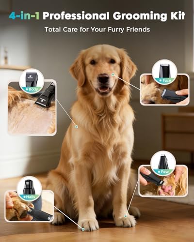 Dog Grooming Kit Quiet Clippers - Image 2