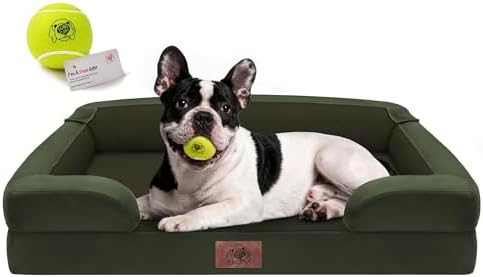 Orthopedic Dog Bed for Medium Large Size Dogs, Memory Foam Pet Couch Sofa by FollowSongPuppy