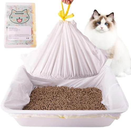 Litter Box Liners 40 Count by Zuqqony