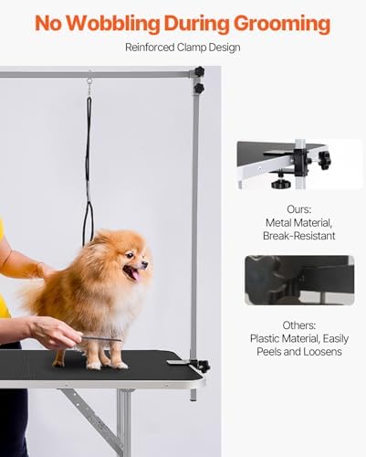 VEVOR 46 Inch Pet Grooming Table, Foldable - Image 3