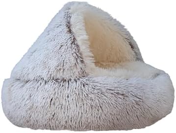 ZaneSun Calming Round Dog Bed & Cat Cave by ZaneSun