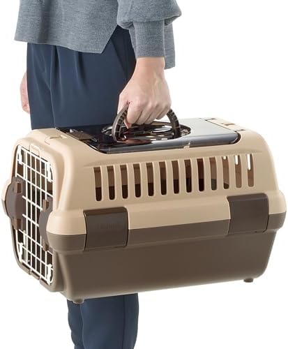 Richell: Double Door Carrier: Small Brown - Image 3