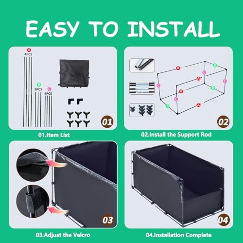 Large Cat Litter Box Enclosure–36.22"x18.50"x16.93"Big Covered Litterbox - Image 3
