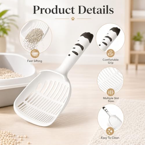 Cat Litter Scooper Plastic Cat and Dog Poop Collector - Image 5