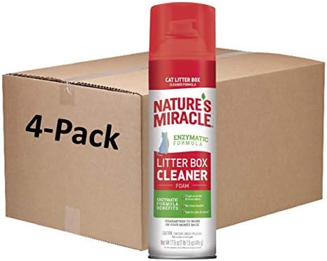 Nature's Miracle Cat Litter Box Cleaner Foam, 17.5 oz by NaturesMiracle