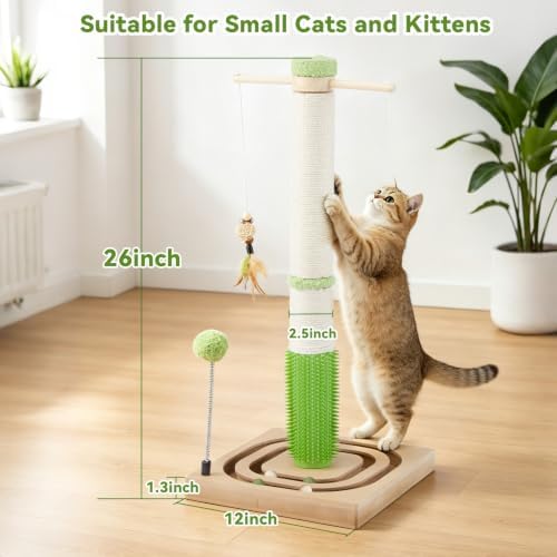 Cat Scratching Post with Stable Square Base - Image 4