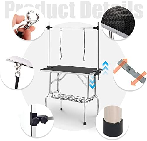 36 Inch Professional Adjustable Pet Grooming Table Heavy Duty - Image 5