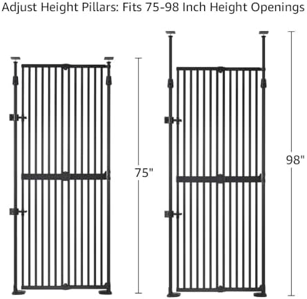 unipaws 75" High Extra Tall Cat Safety Gate - Image 7