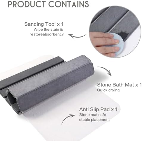 BoxedHome Large Stone Drying Mat - Image 3