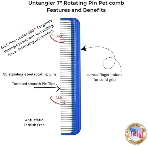 Pet comb for easy mat removal - Image 4