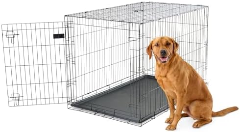 Carlson Pet Products Secure and Foldable Single Door Metal Dog Crate, Extra by Carlson%C2%AEPetProducts