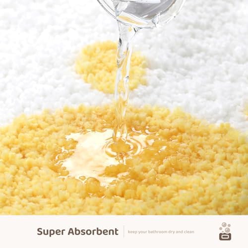 Molesun Cloud Bath Mat 16x24, Soft Absorbent Microfiber Bath Rugs - Image 4