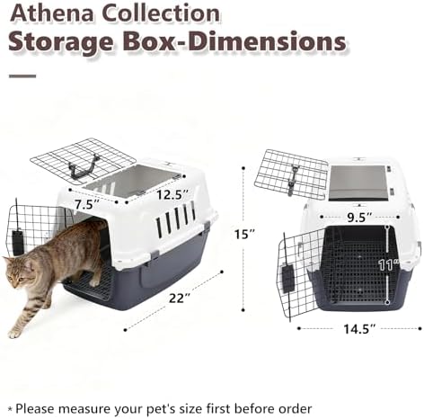 Athena Collection 22" Hard-Sided Travel Pet Carrier - Image 2