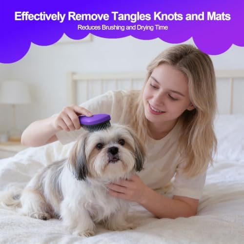 Small Dog Brush, Skin-friendly Soft Bristles - Image 7