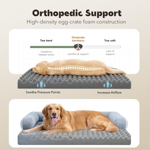 MEKIY Orthopedic Washable Dog Bed - Image 4