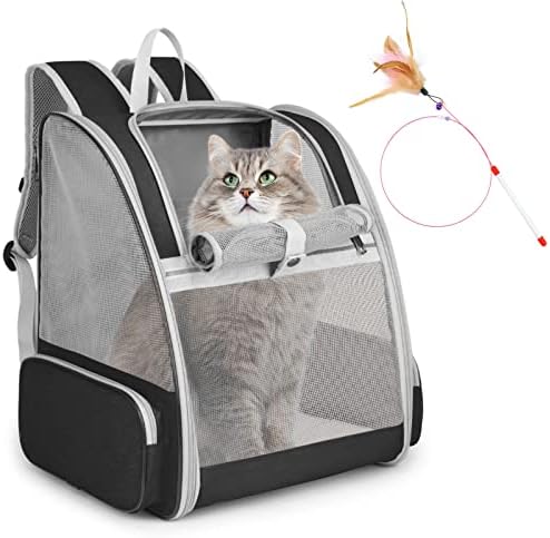 Cat Backpack Carrier, Small Dog Carrier Backpack by SSAWcasa