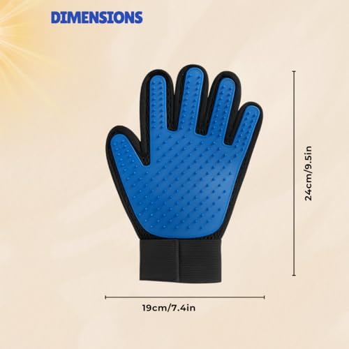 Pet Hair Removal Glove – Grooming Gloves - Image 7