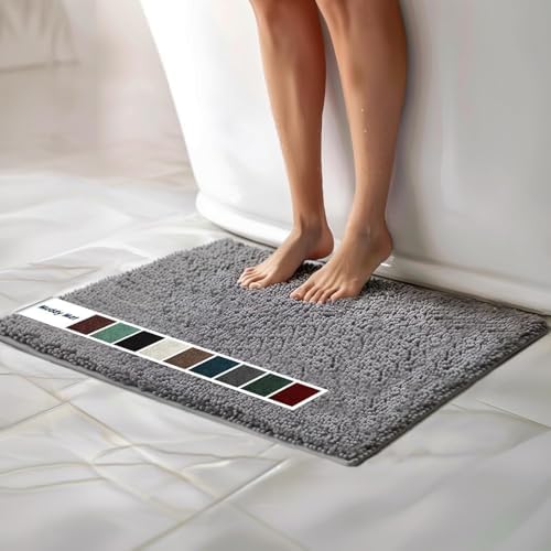 Muddy Mat® | Chenille Bathroom Rugs Quick Dry Microfiber Mats Non Slip Washable by MuddyMat%C2%AE