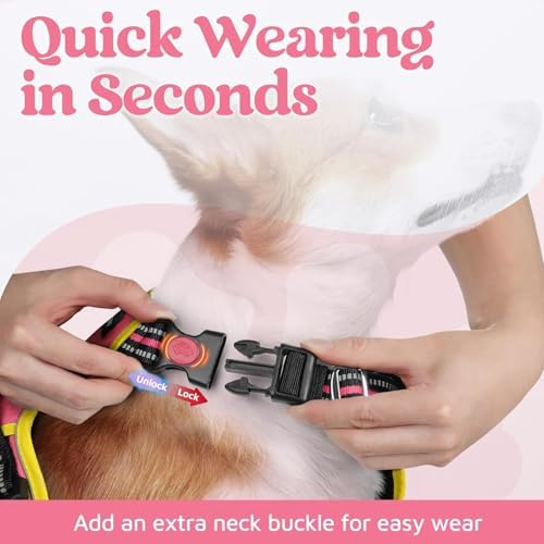 rabbitgoo Dog Harness Medium Sized, No Pull 3 Buckles Easy On & Off - Image 2