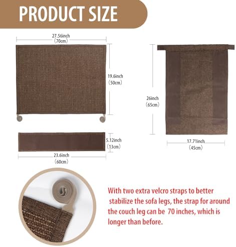 Oroonoko Cat Scratch Couch Protector, Couch Protector from Cat Claws - Image 2