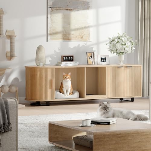 62'' Cat Litter Box Enclosure - Image 3