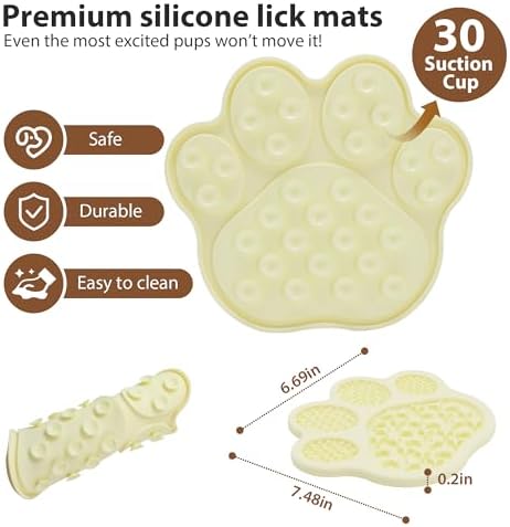 Lick Mat for Dogs and Cats, Slow Feeder Mats - Image 6