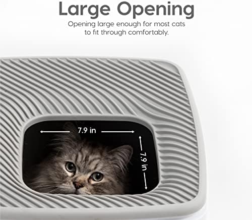 IRIS USA Cat Litter Box, Top Entry, Dog Proof - Image 4