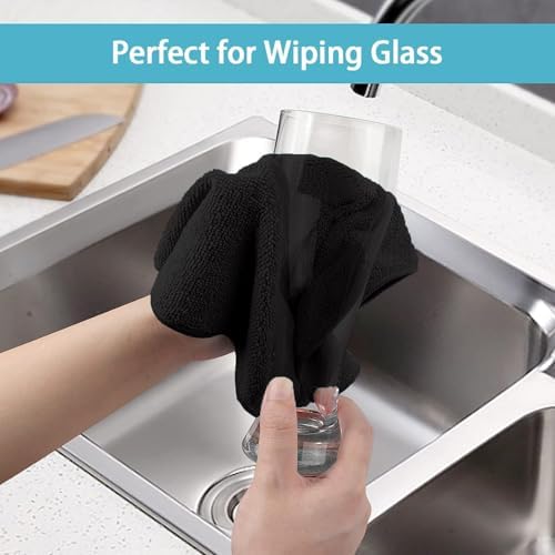 HOMEXCEL 50PK Microfiber Cleaning Cloth, Cleaning Rag - Image 6