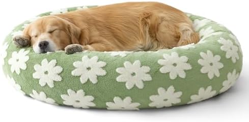 LE SURE Shown on TV Jacquard Donut Dog Beds Extra Large by Lesure