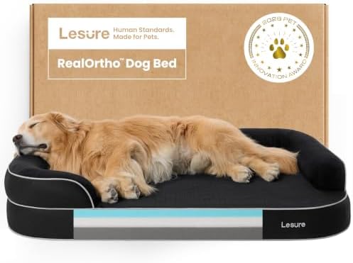 LE SURE RealOrtho™ XL Plus 3-Layer Orthopedic Extra Large Dog Bed by Lesure
