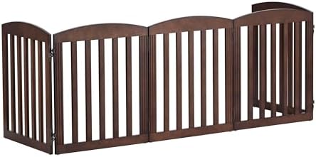 SPIRICH Wooden Freestanding Foldable Dog Gate - Image 4