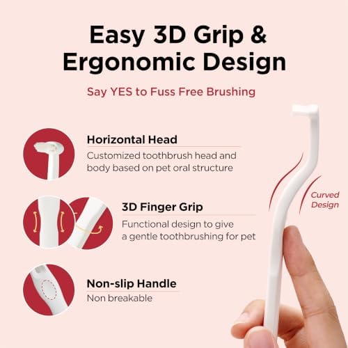 JAYU PET Dental Care Brush 3ea - Image 4