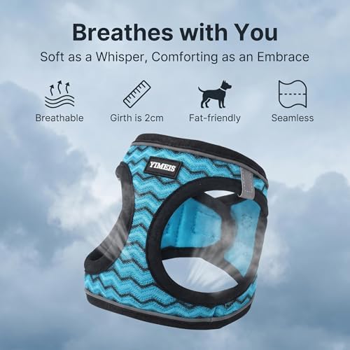 No Pull Dog Puppy Harness and Leash Set Reflective Mesh Vest Large - Image 3