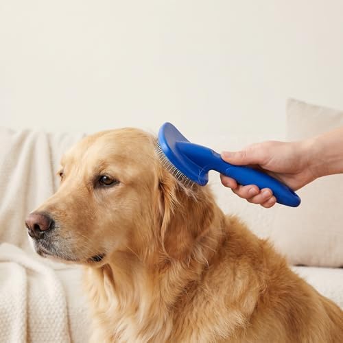 dog undercoat rake, Pet Slicker Brush - Image 6