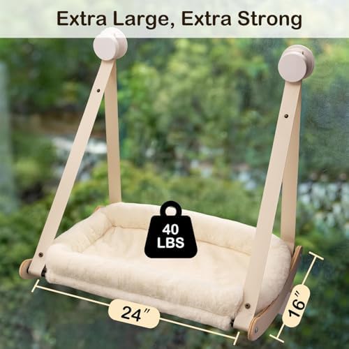 Cat Window Perch with 4 Strong Suction Cups - Image 2