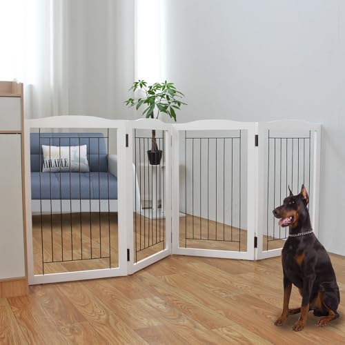 ZJSF Freestanding Foldable Dog Gate by ZJSF