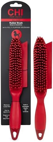 CHI for Dogs Rubber Fur Accumulator Grooming Brush by FaroukSystemsInc