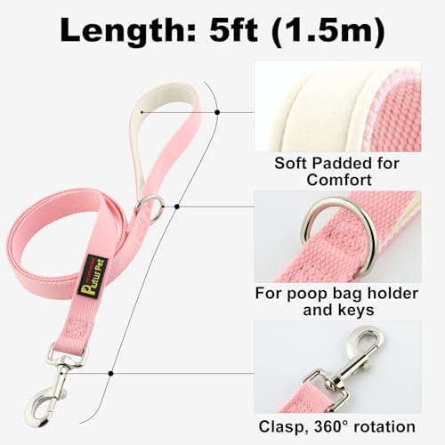 Plutus Pet Cotton Dog Harness and Leash Set, Reflective and Soft Padded - Image 5