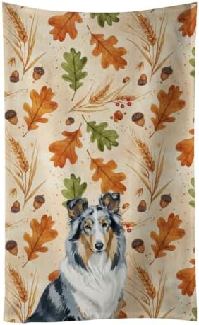 Caroline's Treasures Collie Dogs Kitchen Towel 15x25 in by CarolinesTreasures