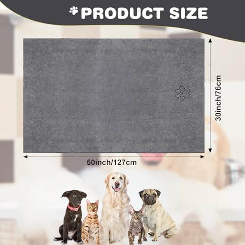 Chumia 4 Pcs Dog Towels for Drying, 30 x 50 Inch - Image 6